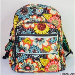 Vera Bradley Vibrant Yellow and Red Backpack